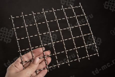 Сетка 25x2,5 рифленая без покрытия - фото 2