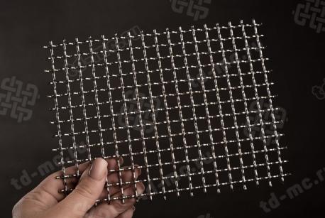 Сетка 11x2 рифленая без покрытия - фото 2
