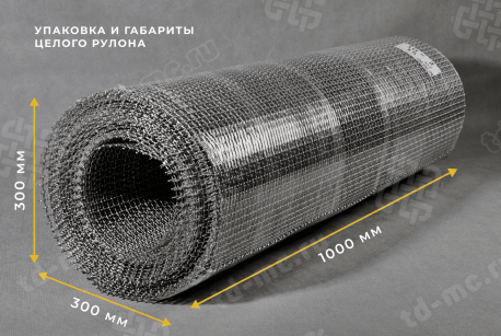 Сетка нержавеющая 14x2 из рифленой проволоки - фото 3