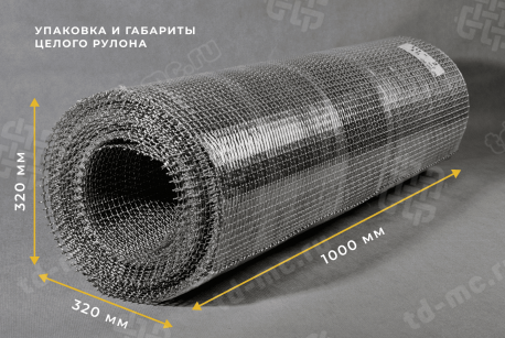 Сетка нержавеющая 10x2 из рифленой проволоки - фото 4