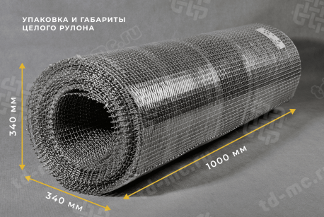 Сетка 10x1,4 рифленая ОЦИНКОВАННАЯ - фото 3
