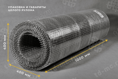 Сетка нержавеющая 8x2 из рифленой проволоки - фото 3