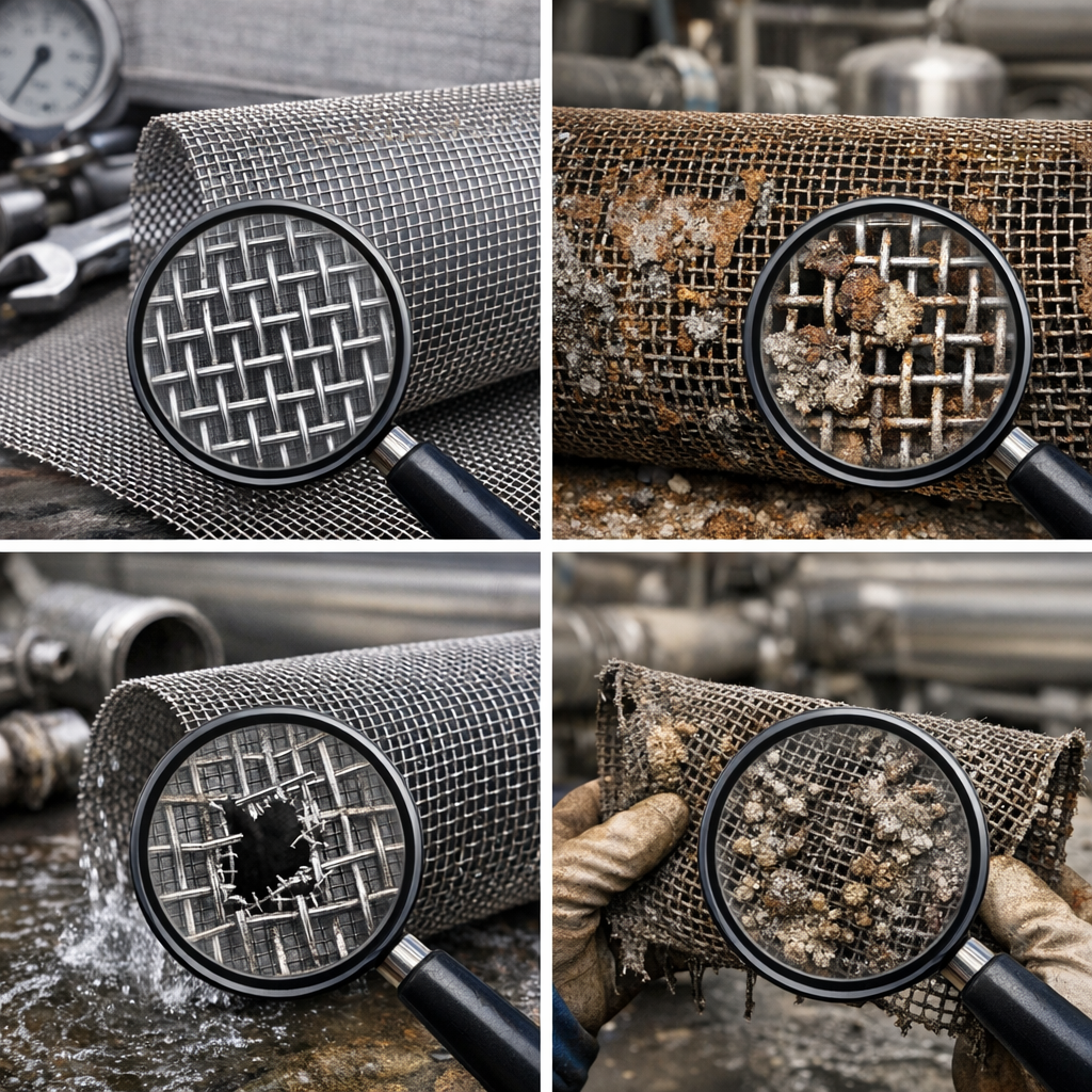 Признаки износа сетки