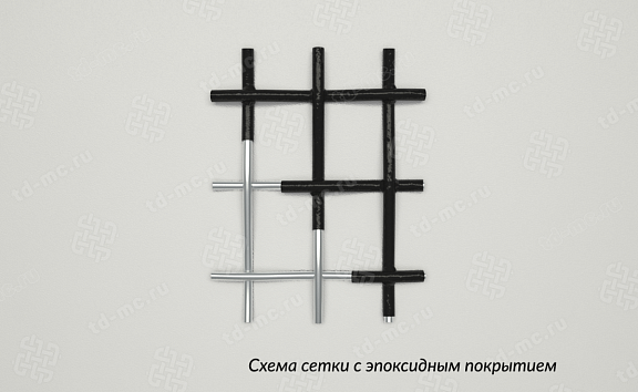 Сетка 12х10 эпоксидопокрытая НУ