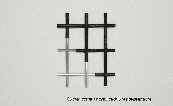 Купить Сетка 18х14 (яч. 1,2х1,6мм) эпоксидопокрытая НУ от производителя Сетка 18х14 (яч. 1,2х1,6мм) эпоксидопокрытая НУ – производство в «ТДС»