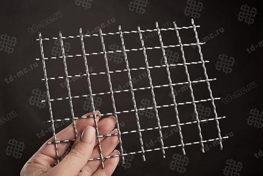 Сетка 20x2 рифленая ОЦИНКОВАННАЯ