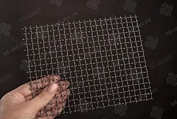Сетка из нержавеющей стали 8x1,2 из рифленой проволоки – производство в «ТДС»