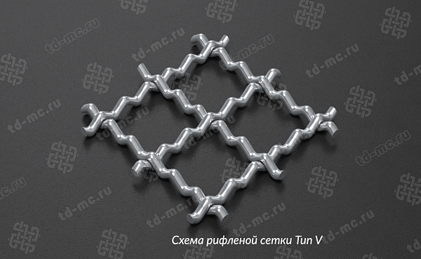 Сетка 20x2 рифленая без покрытия – производство в «ТДС»