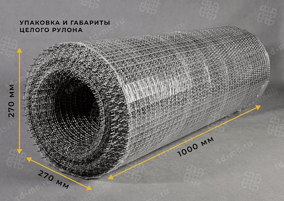 Сетка 10x1 рифленая без покрытия – производство в «ТДС»