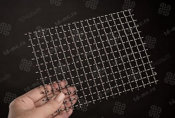 Сетка нержавеющая 10x1,6 из рифленой проволоки – производство в «ТДС»