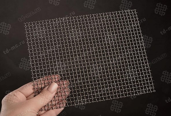 Сетка рифленая нержавеющая 5x1 – производство в «ТДС»