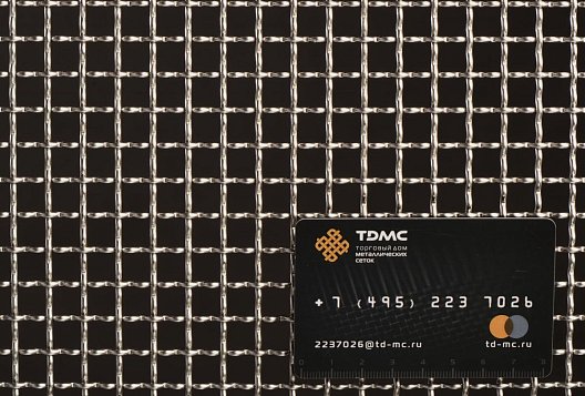 Сетка нержавеющая 10x2 из рифленой проволоки