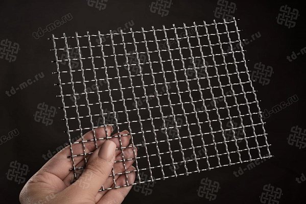 Сетка 10x1,5 рифленая ОЦИНКОВАННАЯ – производство в «ТДС»