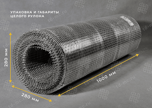 Сетка нержавеющая 8x1,6 из рифленой проволоки – производство в «ТДС»