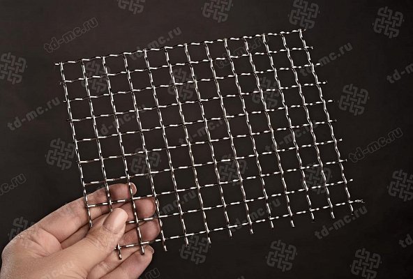 Сетка рифленая нержавеющая 14x2 – производство в «ТДС»