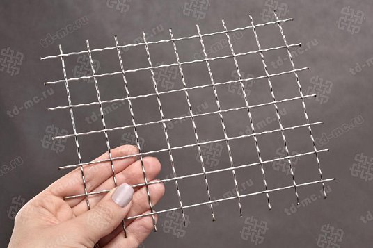 Сетка 20x1,5 рифленая ОЦИНКОВАННАЯ