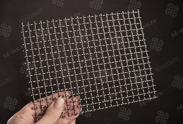 Сетка рифленая нержавеющая 8x1,6 – производство в «ТДС»