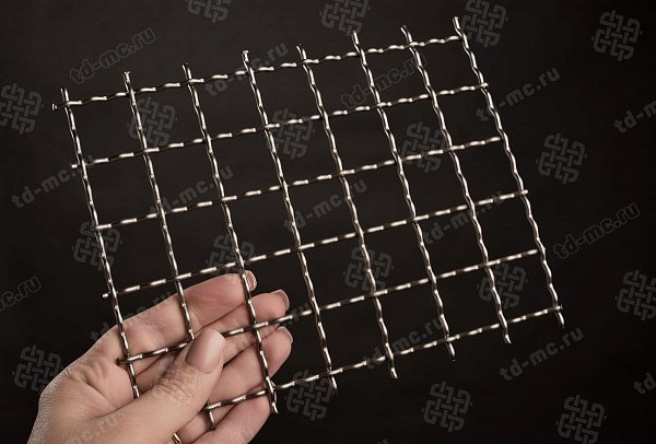 Сетка нержавеющая 25x2,5 из рифленой проволоки – производство в «ТДС»
