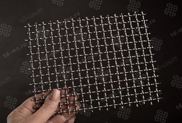 Сетка нержавеющая 10x2 из рифленой проволоки – производство в «ТДС»
