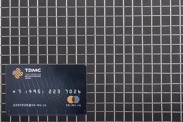 Купить Сетка нержавеющая сварная 10х10х1 сталь AISI 304 от производителя Сетка нержавеющая сварная 10х10х1 сталь AISI 304 – производство в «ТДС»