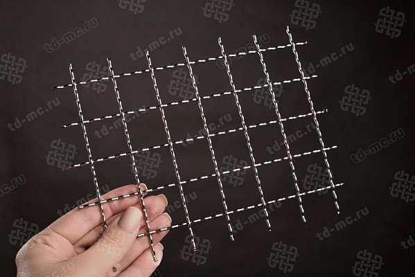 Сетка рифленая нержавеющая 27x2 – производство в «ТДС»