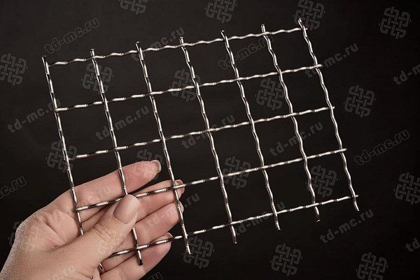 Сетка нержавеющая 30x2,5 из рифленой проволоки – производство в «ТДС»