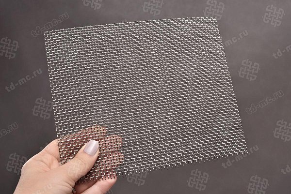 Сетка нержавеющая 2x1 из рифленой проволоки – производство в «ТДС»