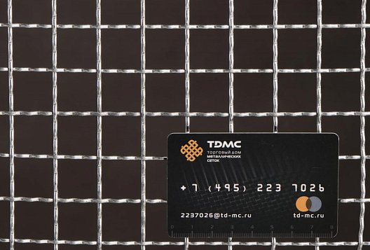 Сетка 20x2 рифленая ОЦИНКОВАННАЯ