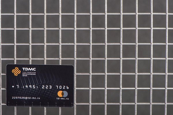 Купить Сетка нержавеющая сварная 20х20х2 сталь AISI 304 от производителя Сетка нержавеющая сварная 20х20х2 сталь AISI 304 – производство в «ТДС»