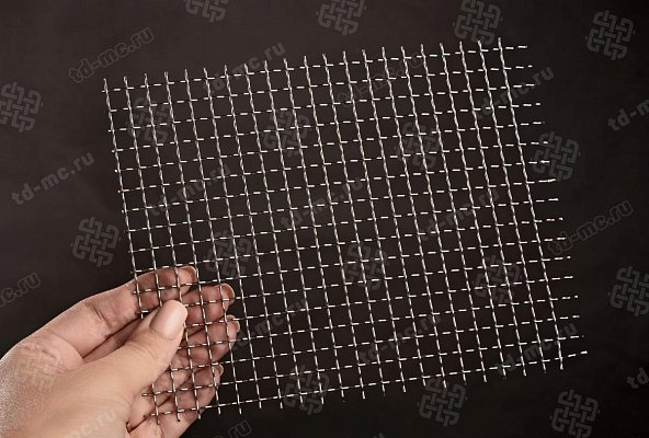 Сетка рифленая нержавеющая 8x1 – производство в «ТДС»